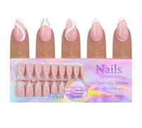 Lot de 150 faux ongles réutilisables et pratiques pour les amateurs de mode - Confortables à porter au quotidien