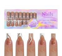 Lot de 150 faux ongles réutilisables et pratiques pour les amateurs de mode - Confortables à porter au quotidien