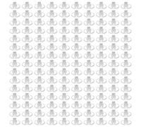 Lot de 150 fermoirs pour boucles d'oreilles - En silicone transparent - Pour la prévention des allergies - En silicone - Pour femme, caoutchouc