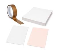 Lot de 150 feuilles de papier de transfert par sublimation A4 pour T-shirt, tasse, bricolage, transfert thermique - avec ruban adhésif PTFE de 10 mm x 10 m - Convient pour toutes les imprimantes à