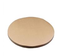 Lot de 150 feuilles de papier sulfurisé non blanchi de 40,6 cm à haute température, anti-adhésives pré-découpées pour griller, frire à l'air, cuire à la vapeur, faire du pain et des biscuits pour