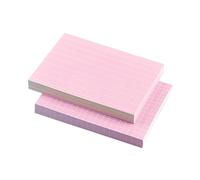 Lot de 150 fiches d'écriture lignées, en papier quadrillé, for étudiants, for l'étude