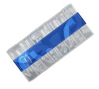 Lot de 150 formes d'ongles flexibles avec marquages de mesure - Séchage rapide - Compatibles avec les ongles d'orteils - Confortables - Formes d'ongles incurvées pour peaux sensibles