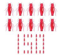 Lot de 150 leurres de pêche réalistes pour perche - Accessoires de pêche pour eau salée - Lacs - Étang - Rivières - Kayak - Rolling et pêche de surf