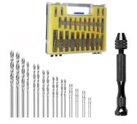 Lot de 150 mini forets manuels pour perçage précis dans les travaux manuels