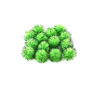 Lot de 150 mini pompons pour le bricolage, 25 mm, petites boules de pompon, pompons, pompons, pompons, pompons, pompons, boules en peluche, accessoires pour couture, bricolage, décoration, vert