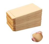 Lot de 150 mini sacs autocollants en papier kraft 8 x 12 cm pour calendrier de l'Avent, graines, pièces, bijoux, sacs plats bricolage pour cadeau de Noël