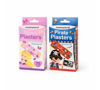 Lot de 150 pansements imperméables, 75 princesses 75 pirates