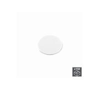 Emuca Pastilles adhésives 4026615 Ø20 mm finition blanc Lot de 150