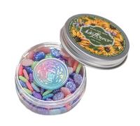 Lot de 150 perles de sceau en forme de fleur pour sceller les invitations de mariage, les timbres, les perles de cire