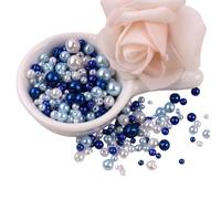 Lot de 150 petites perles artificielles à coudre de 3 à 8 mm avec trous pour la fabrication de bijoux