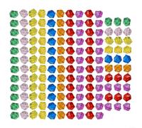 Lot de 150 pierres précieuses en acrylique pour décoration de vases, aquariums et décorations d'événements (couleurs mélangées)