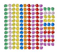 Lot de 150 pierres précieuses en acrylique pour décoration d'intérieur, parfaites pour vases et aquariums, pierres décoratives multi-usages (couleurs mélangées)