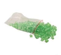 Lot de 150 pierres précieuses en acrylique pour remplissage de vase, décoration de table de mariage, décoration d'aquarium (vert gazon)