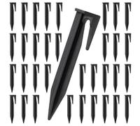 Lot de 150 piquets pour tondeuse robot - Câble de délimitation - Piquets d'ancrage au sol - Accessoires pour tondeuse à gazon - Câble d'ancrage - Crochets compatibles avec Gardena, Husqvarna, Bosch