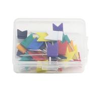 Lot de 150 punaises multicolores en liège pour tableau d'affichage de bureau, géographie, enseignement, planification de voyage