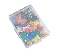 Lot de 150 punaises multicolores pour tableau d'affichage de bureau, géographie, enseignement, planification de carte de voyage, punaises multi-usages pour tableau en liège