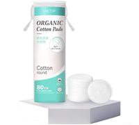 Lot de 150 tampons de maquillage ronds en coton double face pour application de tonique, soins de la peau sensible 5,5 cm (SY43680)
