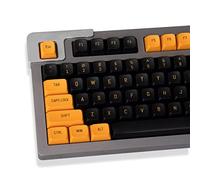 Lot de 150 touches noires et oranges pour clavier mécanique Cherry MX 61/64/68/84/87/96/104/108
