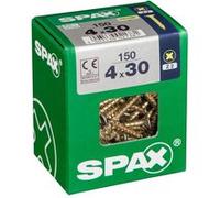 Lot de 150 vis acier t?te fraisée pozidriv SPAX, Diam.4 mm x L.30 mm