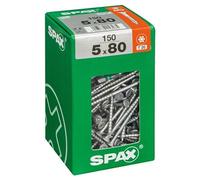 Lot de 150 vis acier tête fraisée torx, Diam.5 mm x L.80 mm