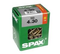 Lot de 150 vis acier tête fraisée torx SPAX Diam.4 mm x L.30 mm - 4191010400307