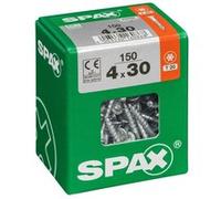 Lot de 150 vis acier tête fraisée torx SPAX, Diam.4 mm x L.30 mm G