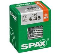 Lot de 150 vis acier t?te fraisée torx SPAX, Diam.4 mm x L.35 mm
