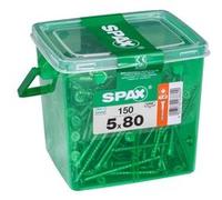 Vis à bois Wirox Spax torx A9J 5x80mm - 150 pièces