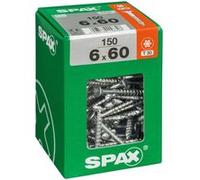 Lot de 150 vis acier tête fraisée torx SPAX, Diam.6 mm x L.60 mm G