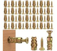 Lot de 150 vis d'expansion courtes, 6 x 14 mm pour réparation de charnière | Arrêtez l'affaissement, faciles à installer, ancrages et vis pour charnières d'armoire, vis de réparation et ancrage