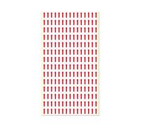Lot de 1500 Rouge Flèches Autocollantes 30 x 10 mm Amovible Petit Produit Défectueux Collant Étiquettes