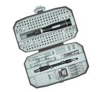 Lot de 152 tournevis ergonomiques à pointes multiples - Étui compact pour techniciens professionnels - Réparation à domicile - Poignée ergonomique essentielle