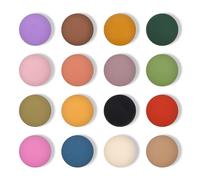 Lot de 16 aimants de réfrigérateur ronds colorés pour casier, jolis aimants mats décoratifs et puissants pour tableau blanc, cuisine, bureau, maison, carte, lettres, lave-vaisselle