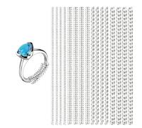 Lot de 16 ajusteurs de bague en spirale pour bagues lâches, 4 tailles invisibles, ajusteur de bague invisible, serre-bague pour rendre la bague plus petite sans redimensionner, réducteur de bague