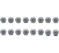 ZIUTPDAX Lot de 16 Balles de Tennis Prédécoupées pour Pieds de Meubles et Protection de Sol, Revêtement en Feutre Résistant et, Gris