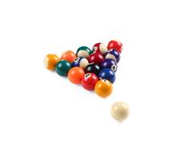 De Faugères Billes de billard Lot de 16 Ø 50.8 mm en résine pour jeu américain