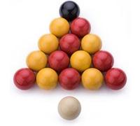 De Faugères – Billes de billard B088 – 57 mm résine – Billard anglais 8 pool – Lot de 16