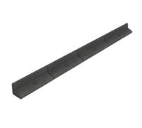 Lot de 16 Bordures de Jardin 1,2 m en Caoutchouc Gris Flexible Résistant Aux UV Longueur 19,2 m Pelouse Chemin Voie Allée Parcelle de Jardin Fleurs Légumes Élevé [Piquets Assortis & Maillet Inclus]