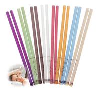 Lot de 16 bougies d’oreilles en cire d’abeille naturelle, bougies coniques creuses parfumées pour le nettoyage doux des oreilles, kit de soin auriculaire avec 6 disques de protection