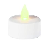 Lot de 16 bougies LED chauffe plat 3,8x3,7cm blanc - Atmosphera createur d'interieur