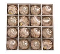 Lot de 16 boules de Noël à suspendre pour sapin de Noël