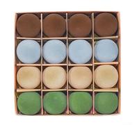 Lot de 16 boules de Noël en velours de 10,2 cm - Décorations de vacances en peluche pour arbre, couronnes, guirlandes avec cintres en fil métallique pour décoration d'intérieur festive (style 1)