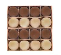 Lot de 16 boules de velours ravissantes en peluche pour la joie des fêtes et la décoration (style 3)