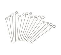 Lot de 16 brochettes en inox 21 cm BBQ Edition Fackelmann