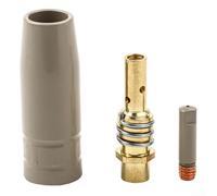 Lot de 16 buses de protection compatibles avec le soudage 15AK avec porte-embouts et embouts de rechange pour une performance fiable