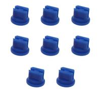 Lot de 16 buses de pulvérisation plates en plastique en forme d'éventail à 110 degrés, buses de rechange de pores de 0,15 à 0,6 mm, buse de pulvérisation pour désherber les mauvaises herbes (bleu)