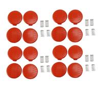 Lot de 16 capuchons de bobine et ressort de rechange RC-100-P pour débroussailleuse Black-Decker AFS
