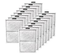 Lot de 16 cartouches filtrantes PF-L pour filtres d'alimentation Top Fin PF20, PF30, PF40 et PF75, grande cartouche de filtre à charbon de rechange pour aquarium avec zéolite