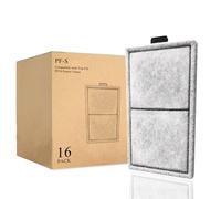 Lot de 16 cartouches filtrantes PF-S pour filtres d'alimentation Top Fin PF10, cartouche de filtres d'aquarium avec recharge de zéolite PF-S